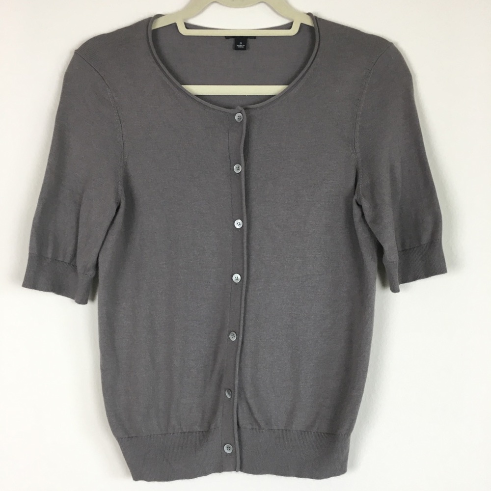 Ann Taylor Short Sleeve Cardigan Size Small